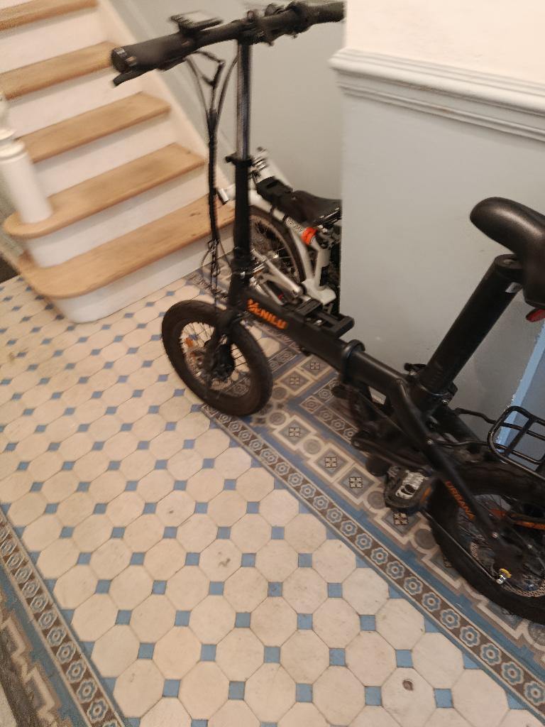 vélo pliable électrique  Venilu, Fietsen en Brommers, Gebruikt, 14 tot 16 inch, Totaal opvouwbaar, Ophalen