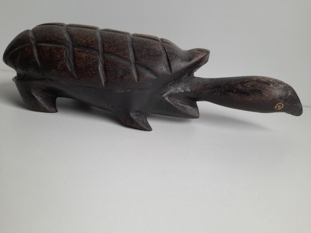 houten schildpad, Antiek en Kunst, Ophalen of Verzenden
