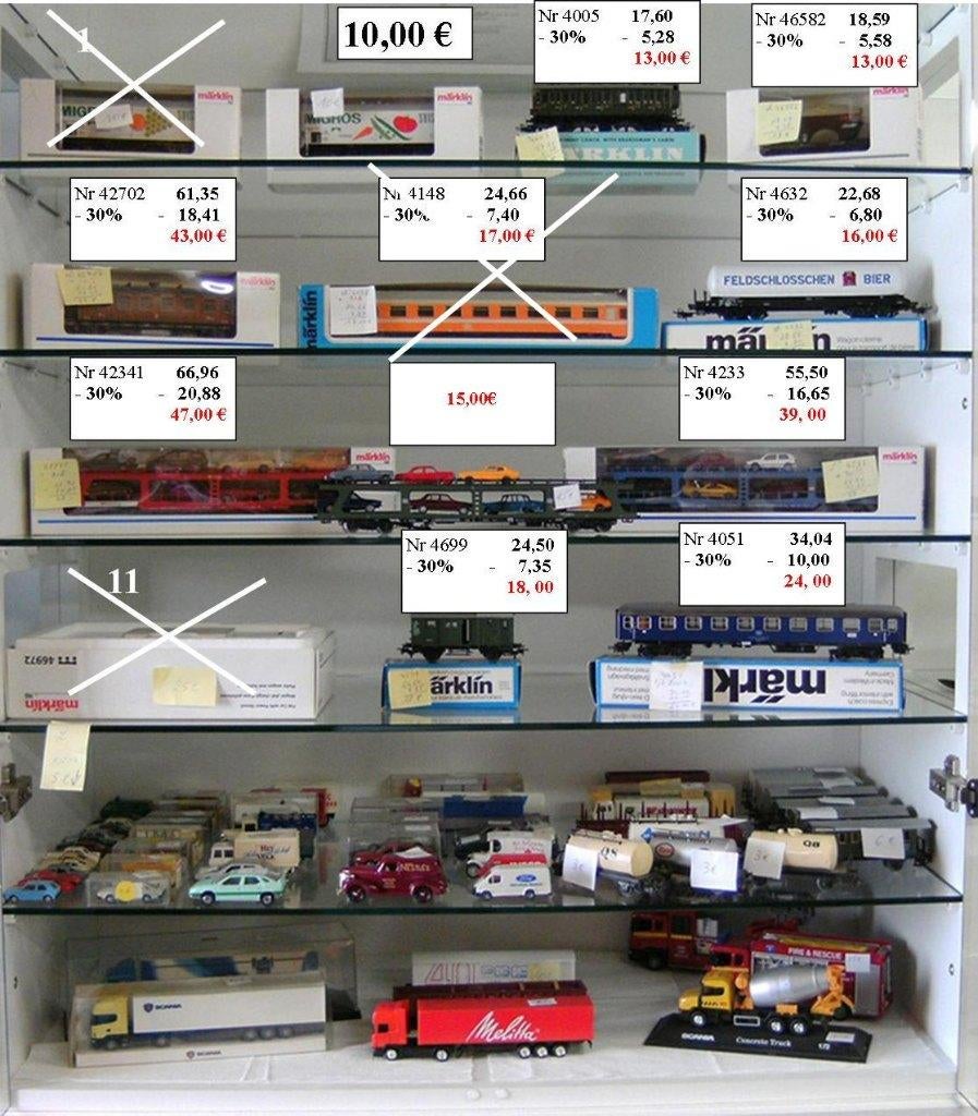 Marklin wagonnetjes, Ophalen, Gelijkstroom, Märklin, Nieuw