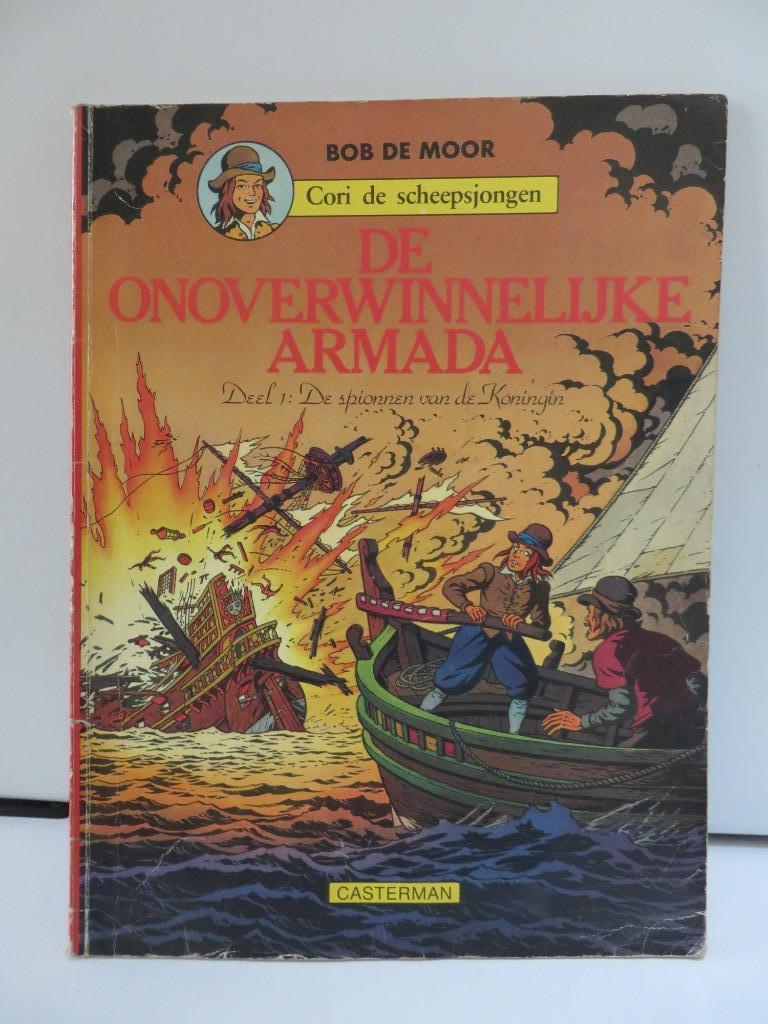 Cori de scheepsjongen, De onoverwinnelijke Armada, 1 sc. Bob, Gelezen, Eén stripboek, Bob De Moor, Ophalen of Verzenden
