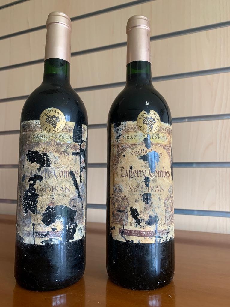2  bout Laperre Combes Vieilles Vignes Madiran 2001, Ophalen of Verzenden