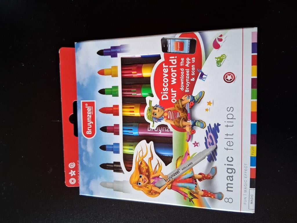 Bruynzeel magic felt tips nieuw, Enlèvement ou Envoi