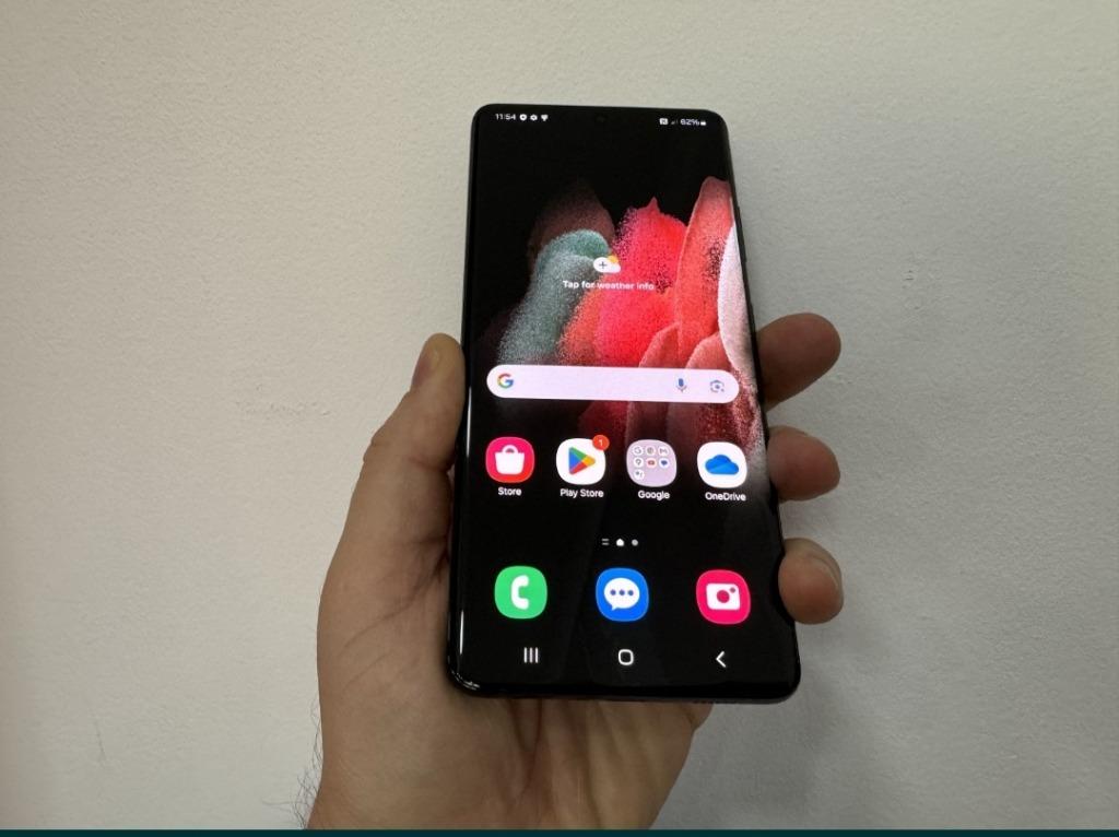 Samsung S21 ultra, Ophalen, Zwart, Touchscreen, Zo goed als nieuw