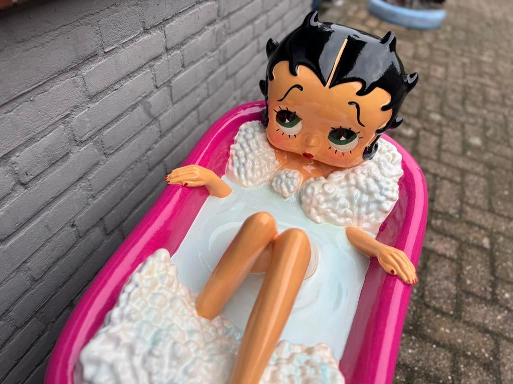 Statue de Big Betty Boop dans le bain, Enlèvement, Comme neuf, Fantasy
