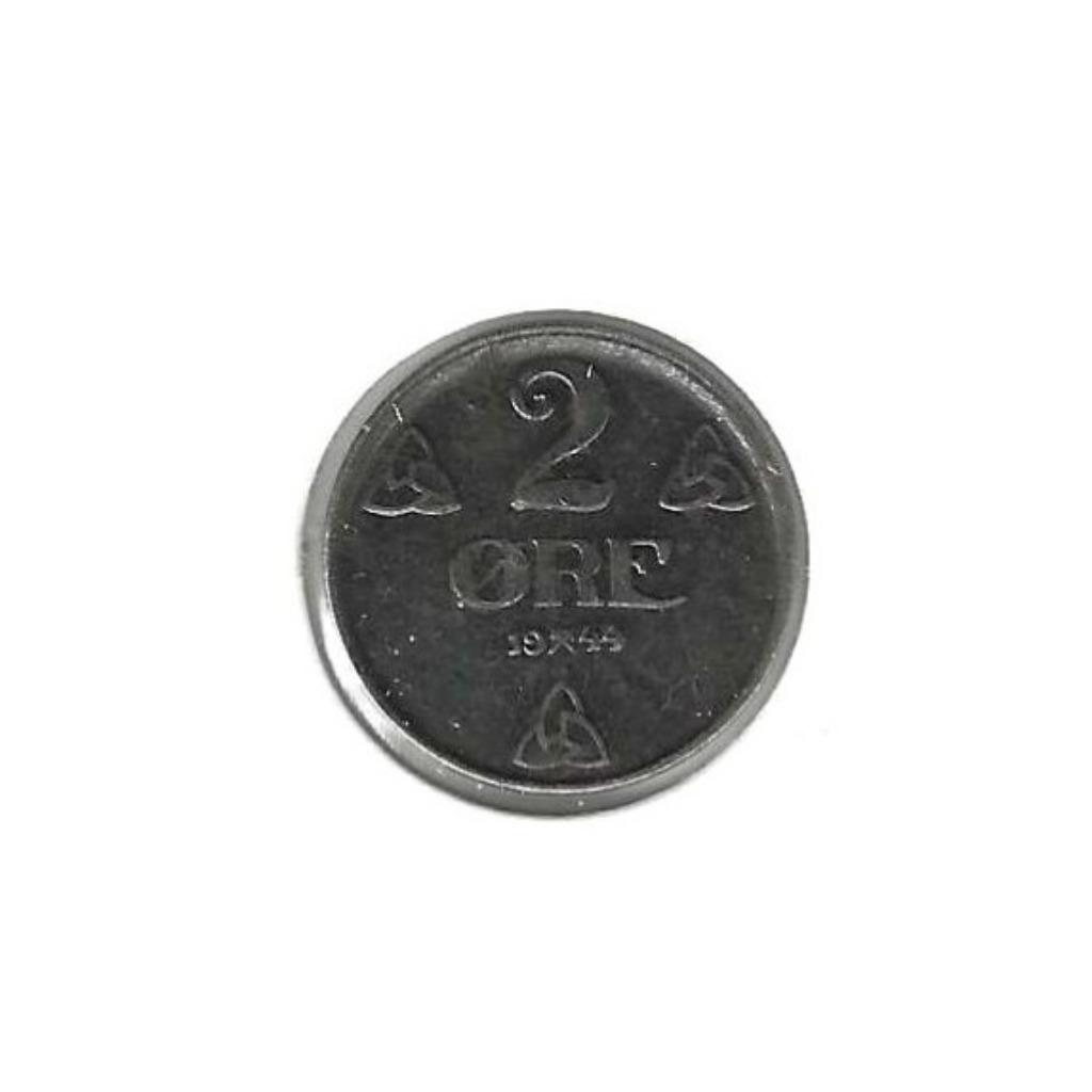 Noorwegen, 2 Ore 1944., Enlèvement ou Envoi, Autres pays, Monnaie en vrac