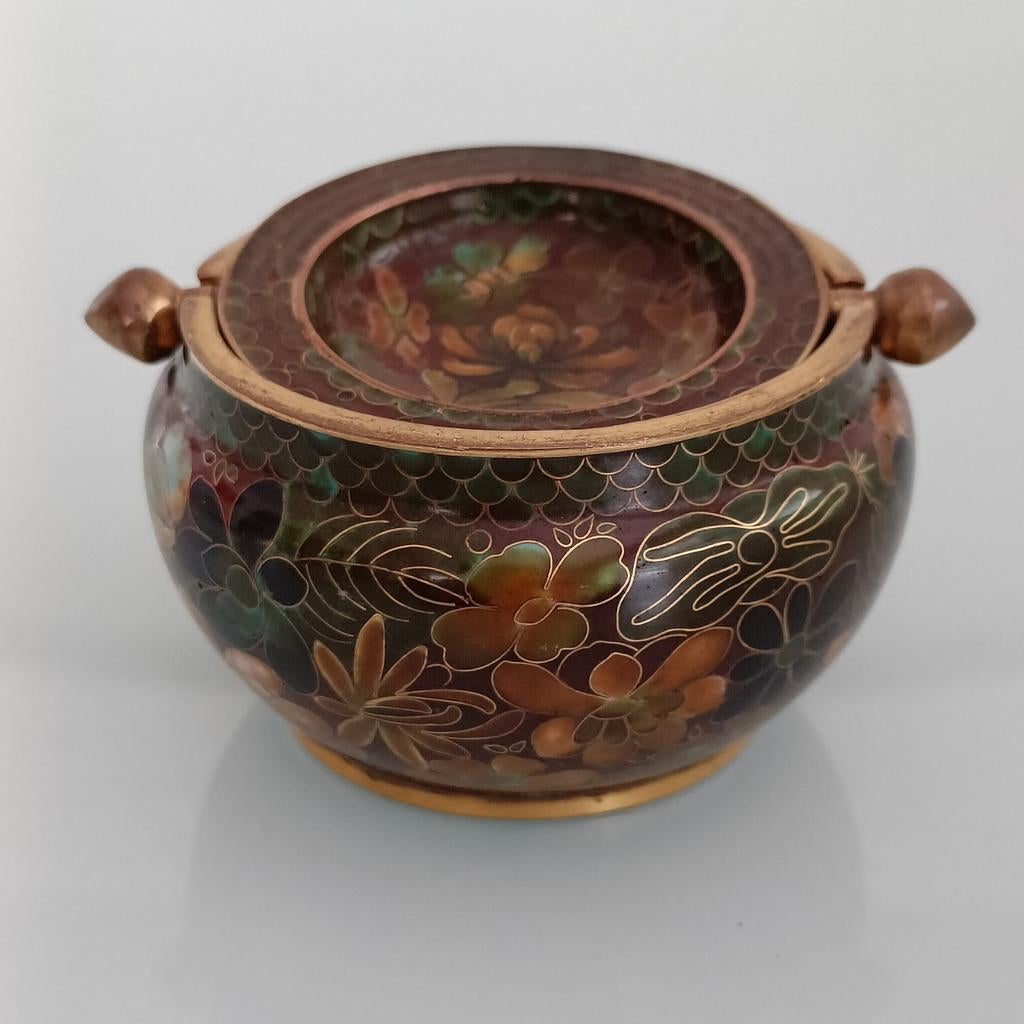Cendrier cloisonné., Enlèvement ou Envoi