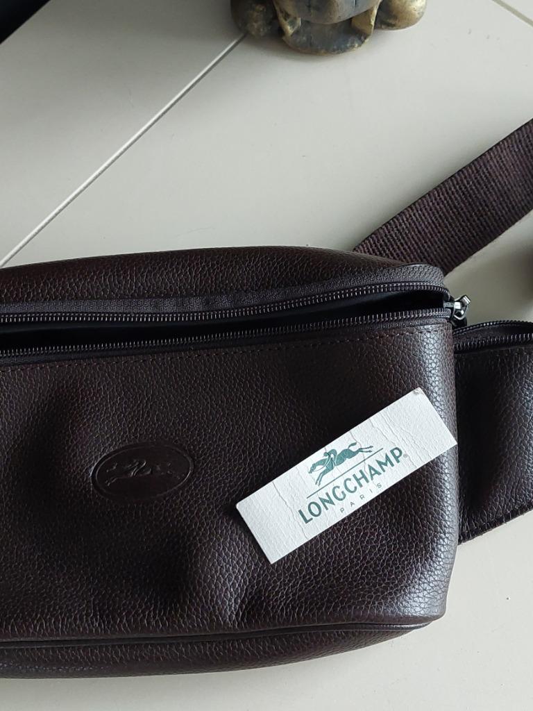 Longchamp Bruine leer tas als nieuw - Heuptasje -, Ophalen, Zo goed als nieuw, Bruin, Overige typen