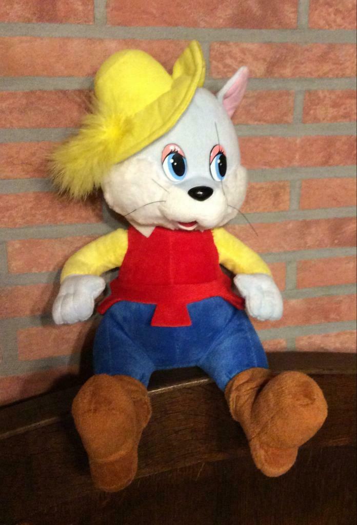 De grote gelaarsde kat 40 cm., Kinderen en Baby's, Speelgoed | Knuffels en Pluche, Ophalen of Verzenden, Zo goed als nieuw