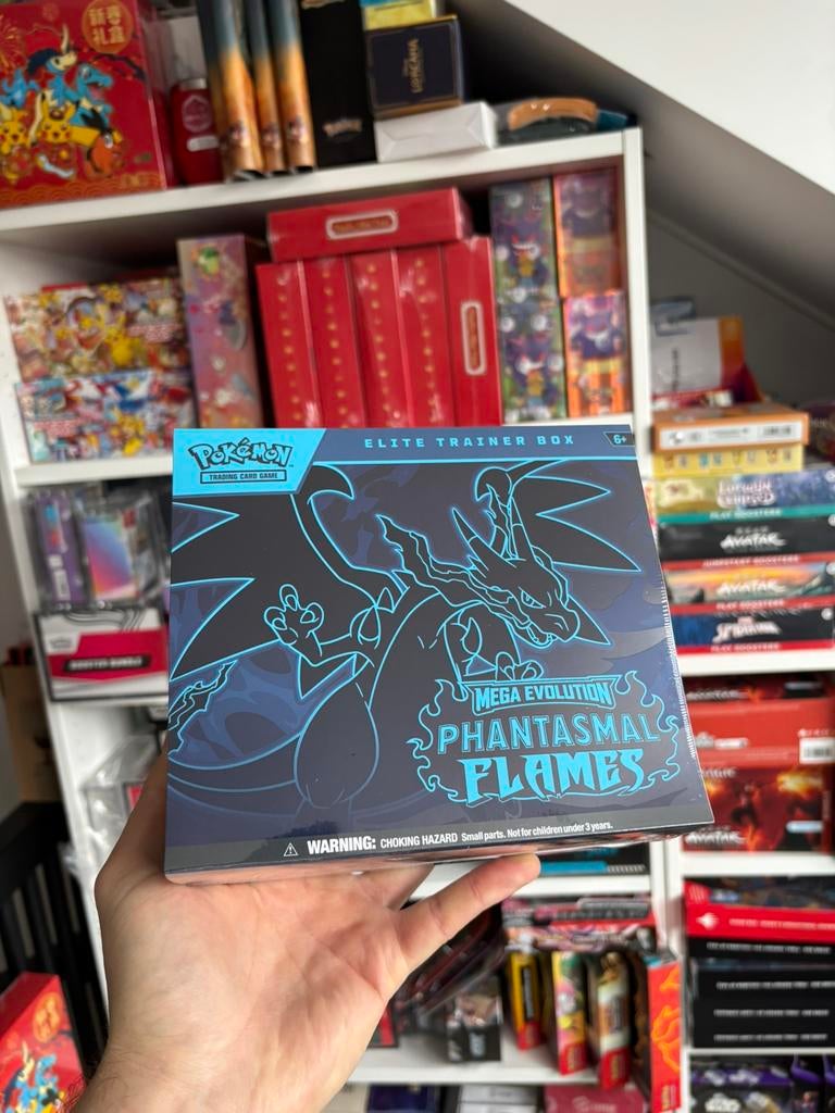 Boîte d'entraînement d'élite Phantasmal Flames — Pokémon TCG, Enlèvement ou Envoi, Booster, Foil