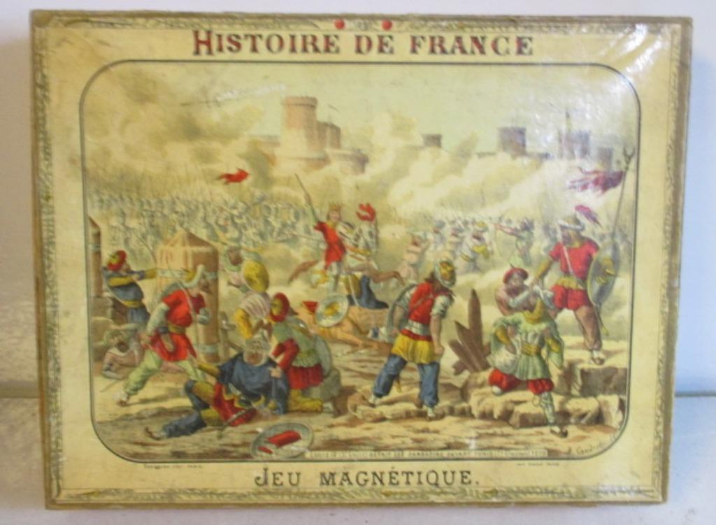ancien jeu de société Histoire de France avec aimant, Envoi