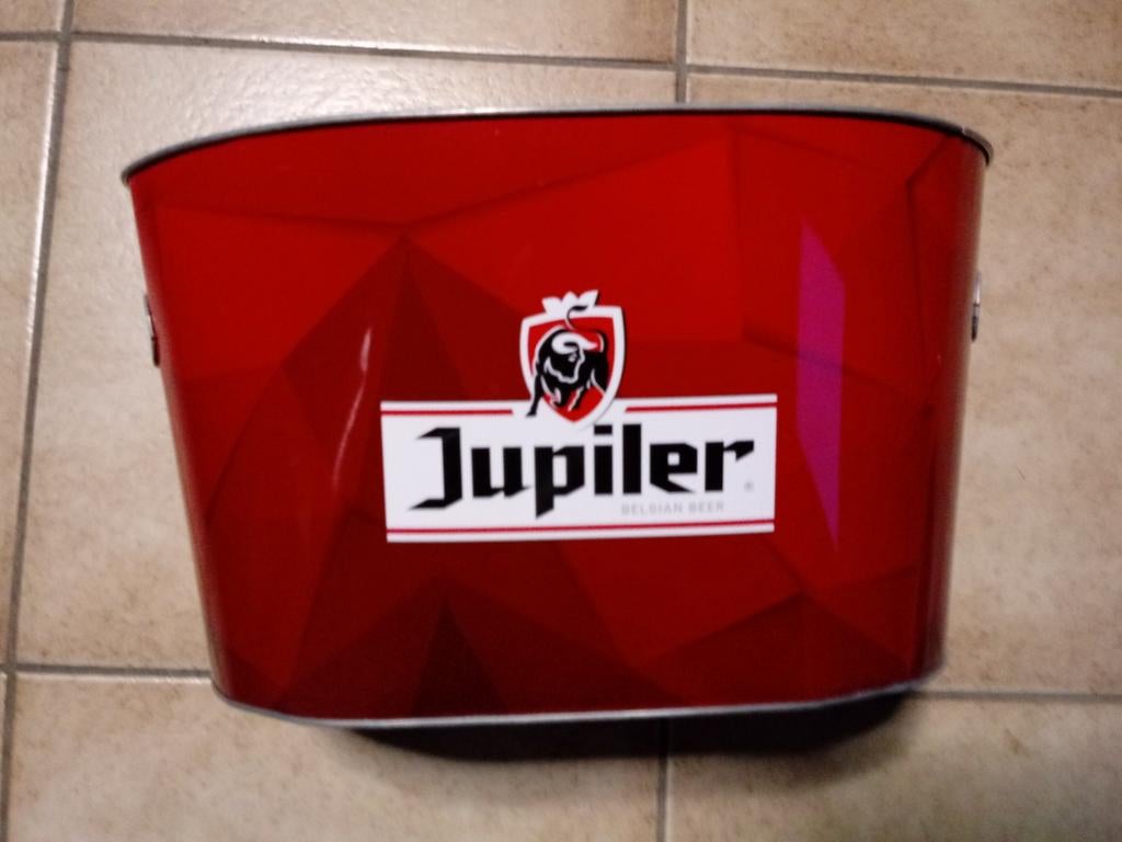 Jupiler 2 ijsemmers rond en ovaal, Verzamelen, Ophalen of Verzenden, Nieuw, Overige typen, Jupiler