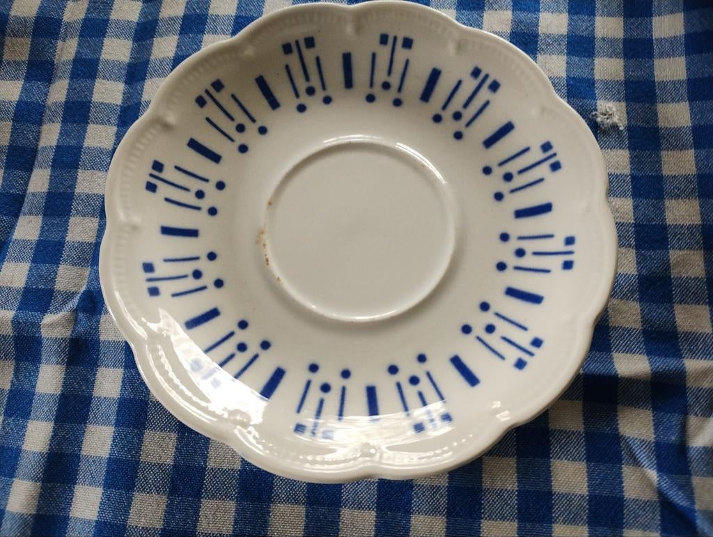 Boch servies motief Carmen blauw wit, Ophalen of Verzenden