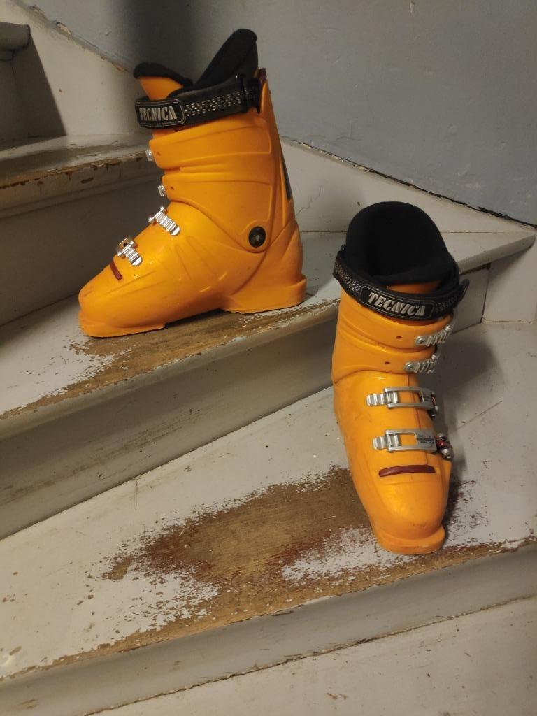 Skiën, Gebruikt, Schoenen, Ski, Ophalen