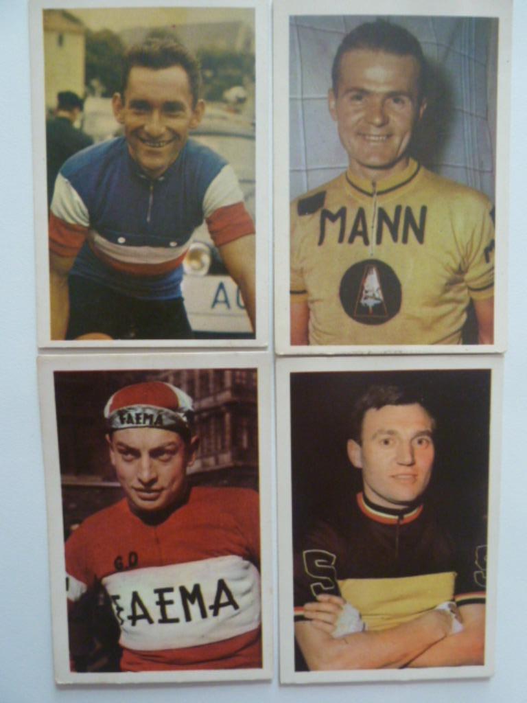 90 cartes cycliste champions années '50>'60, série Monty Gum, Enlèvement ou Envoi, Utilisé, Plusieurs images