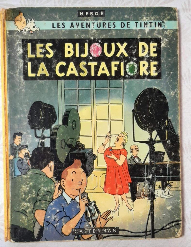BD Tintin de 1963, Enlèvement ou Envoi, Une BD, Utilisé, Casterman