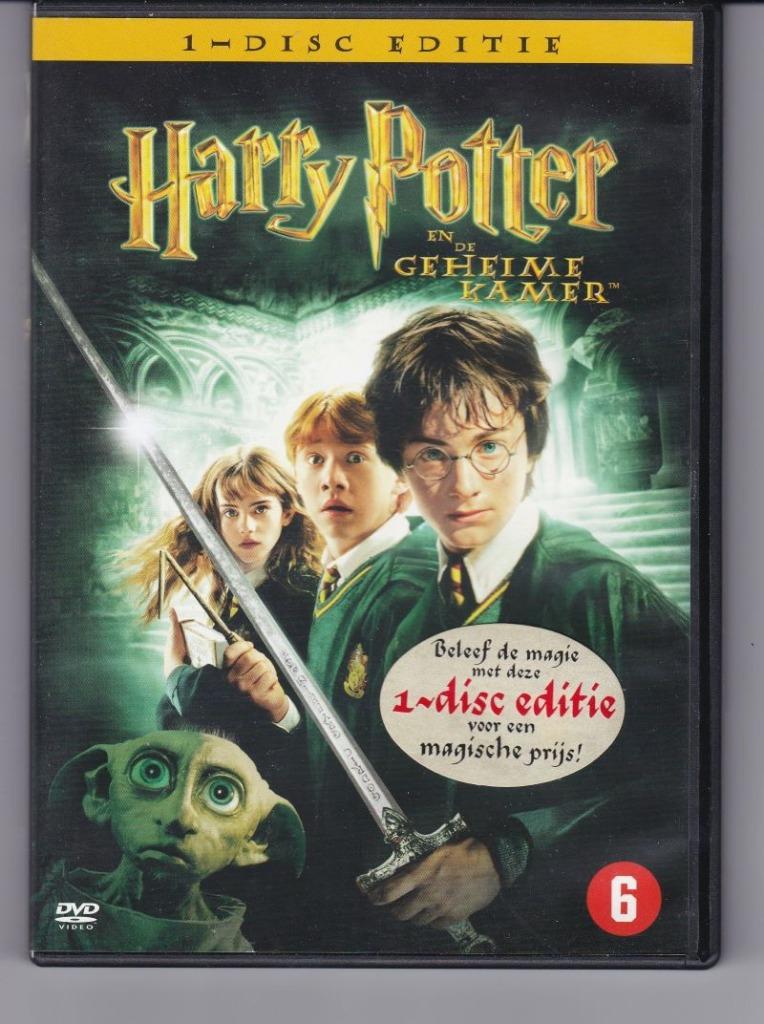 DVD Harry Potter en de geheime kamer (1 disc editie), Cd's en Dvd's, Dvd's | Kinderen en Jeugd, Avontuur, Gebruikt, Ophalen of Verzenden