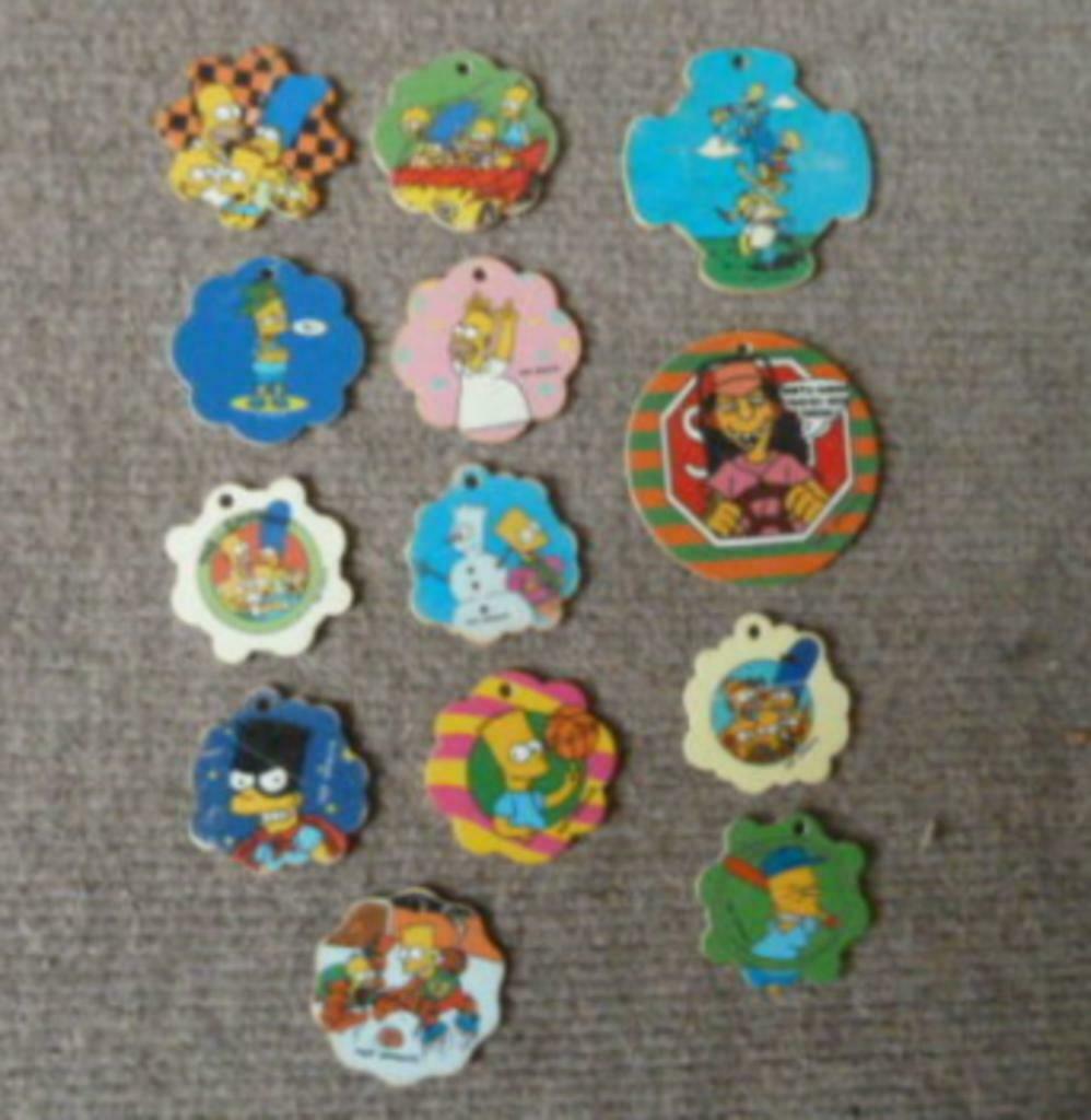 13 verschillende flippo 's THE SIMPSONS, Verzamelen, Flippo's, Losse flippo's, Ophalen of Verzenden
