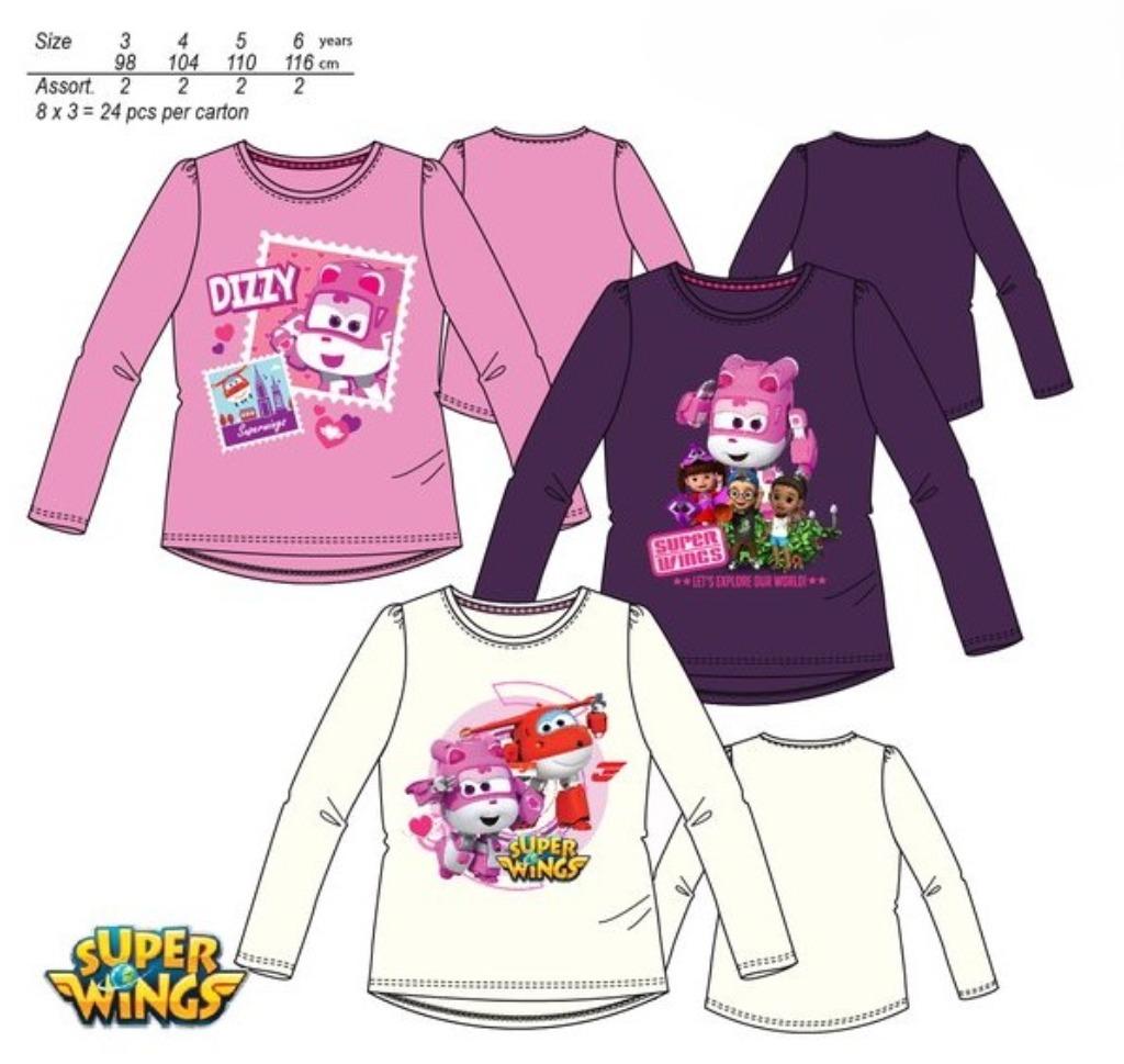 Nieuwe Disney Superwings t-shirt met lange mouwen meisjes, Kinderen en Baby's, Kinderkleding | Overige, Verzenden, Nieuw, Disney