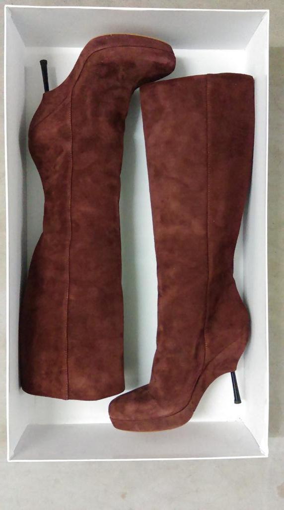 631* zeldzaam: alle leren laarzen van OTHER STORIES (40), Kleding | Dames, Other and Stories, Hoge laarzen, Bruin, Verzenden