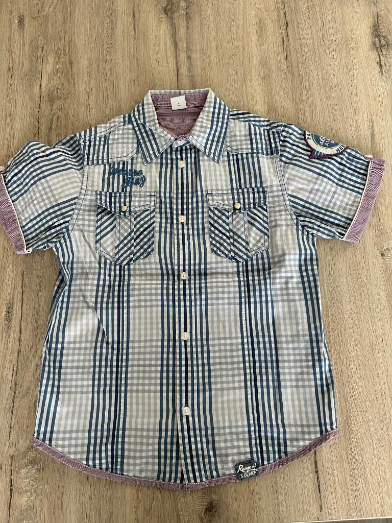 Hemd S.Oliver maat 140, Kinderen en Baby's, Overhemd of Blouse, Ophalen of Verzenden, Zo goed als nieuw, Jongen