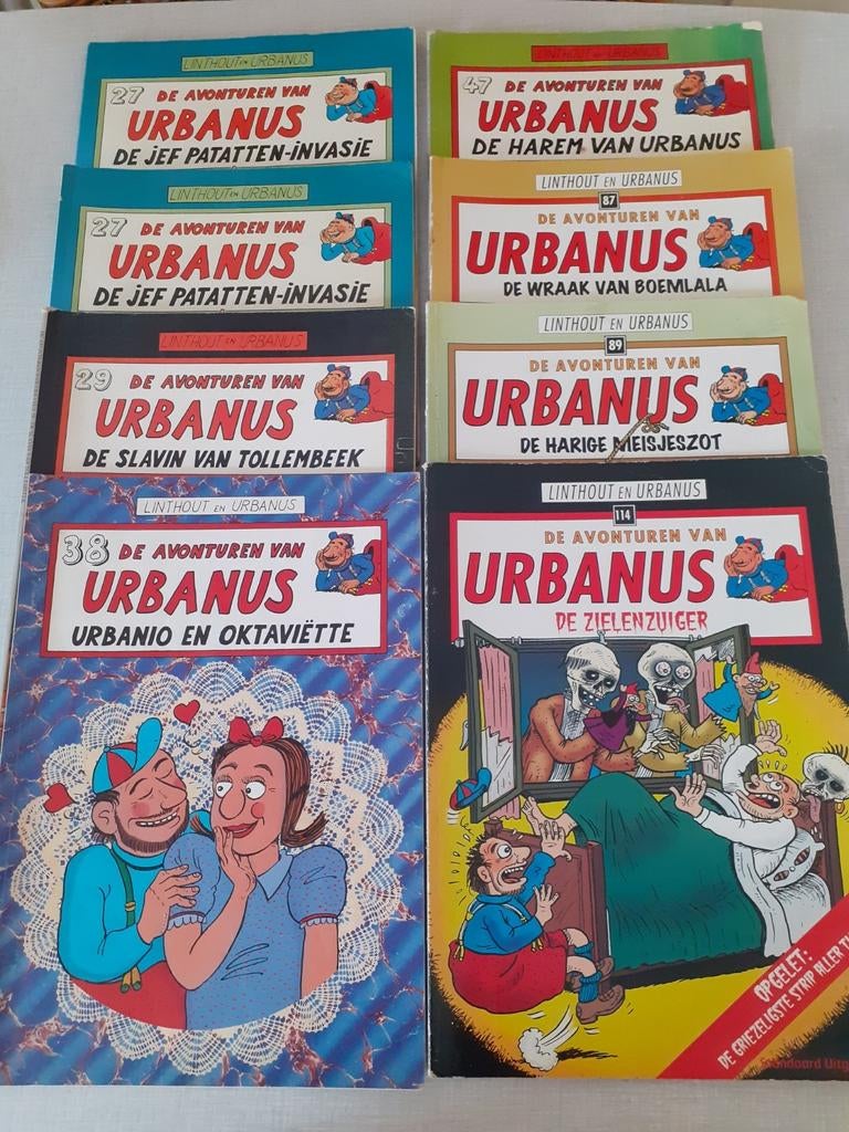 De Avonturen van Urbanus, eerste drukken., Gelezen, Linthout en Urbanus, Ophalen of Verzenden, Meerdere stripboeken