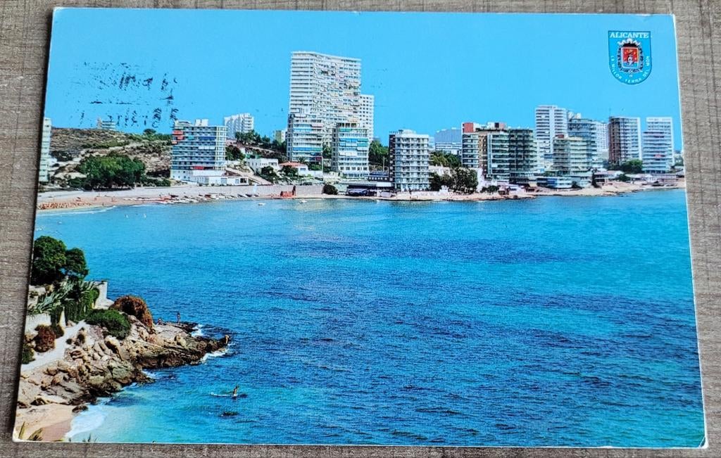 Postkaart: Alicante, Ophalen of Verzenden, 1960 tot 1980, Gelopen, Spanje