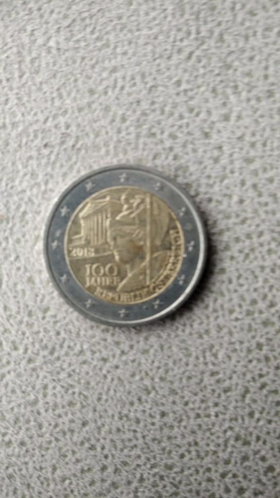Muntstuk 2 euro 100 jaar Oostenrijkse Republiek, Ophalen of Verzenden, 2 euro