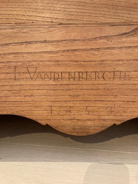 Coffret ancien en chêne massif - XIXe siècle - parfait état, Antiquités & Art, Enlèvement