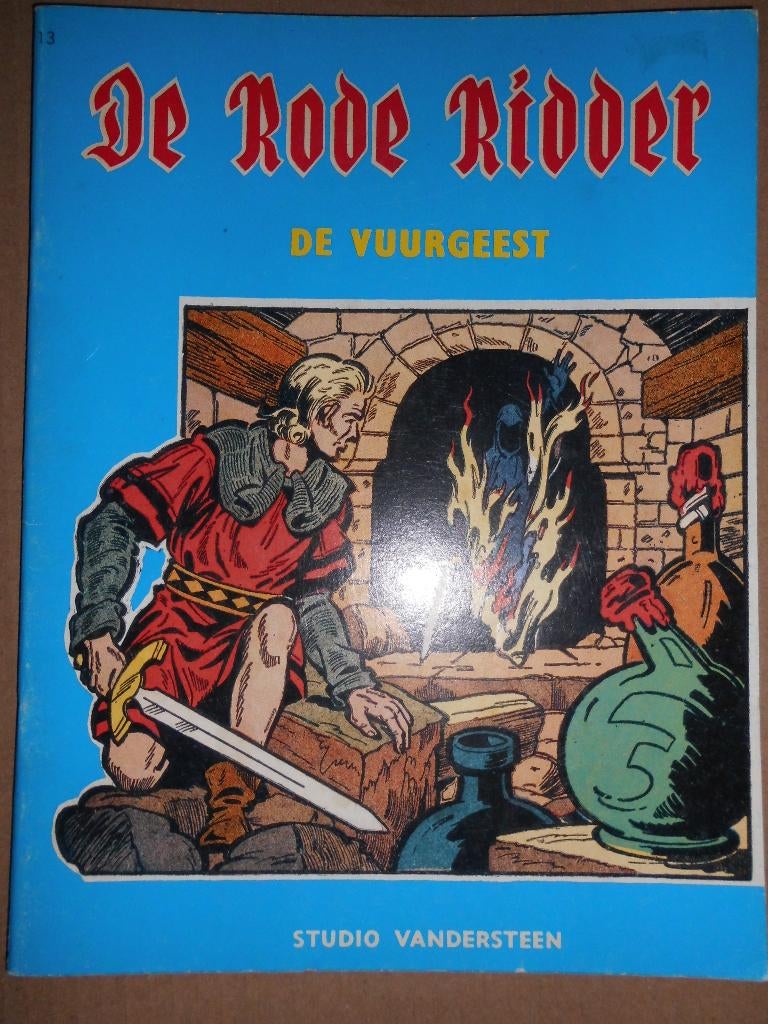 De Rode Ridder - De vuurgeest, Enlèvement ou Envoi, Une BD, Studio  Vandersteen, Utilisé