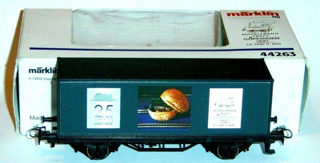 44263 MÄRKLIN HO – Containerwagen/Wagon container OVP (C1200, Wisselstroom, Ophalen of Verzenden, Analoog, Märklin