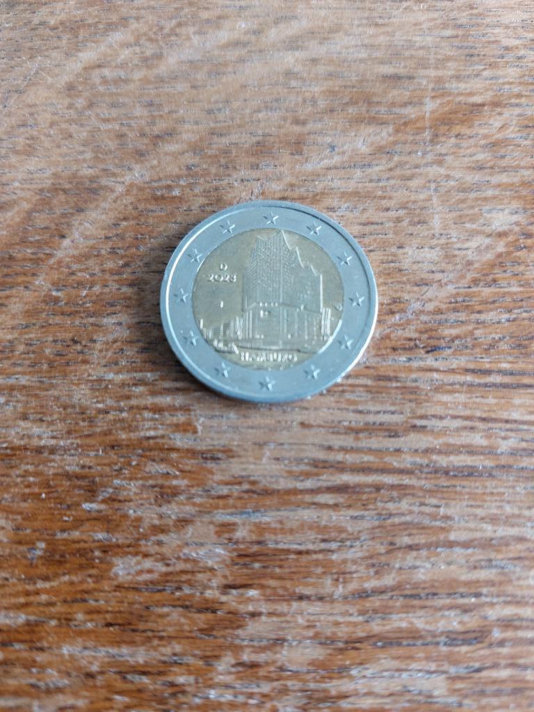 Pièce 2 euros commémorative Hambourg, Enlèvement ou Envoi, 2 euros, Monnaie en vrac
