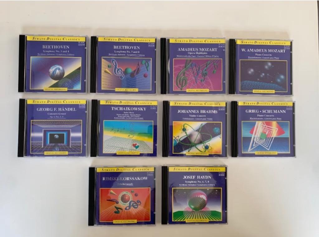 10 CD’s klassieke muziek In nieuwe staat, Enlèvement ou Envoi, Comme neuf