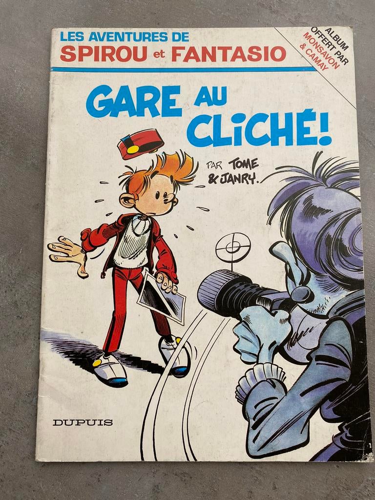 Livre “  les aventures de Spirou & Fantasio “ année 1985, Enlèvement ou Envoi, Gaston ou Spirou, Utilisé, Autres types