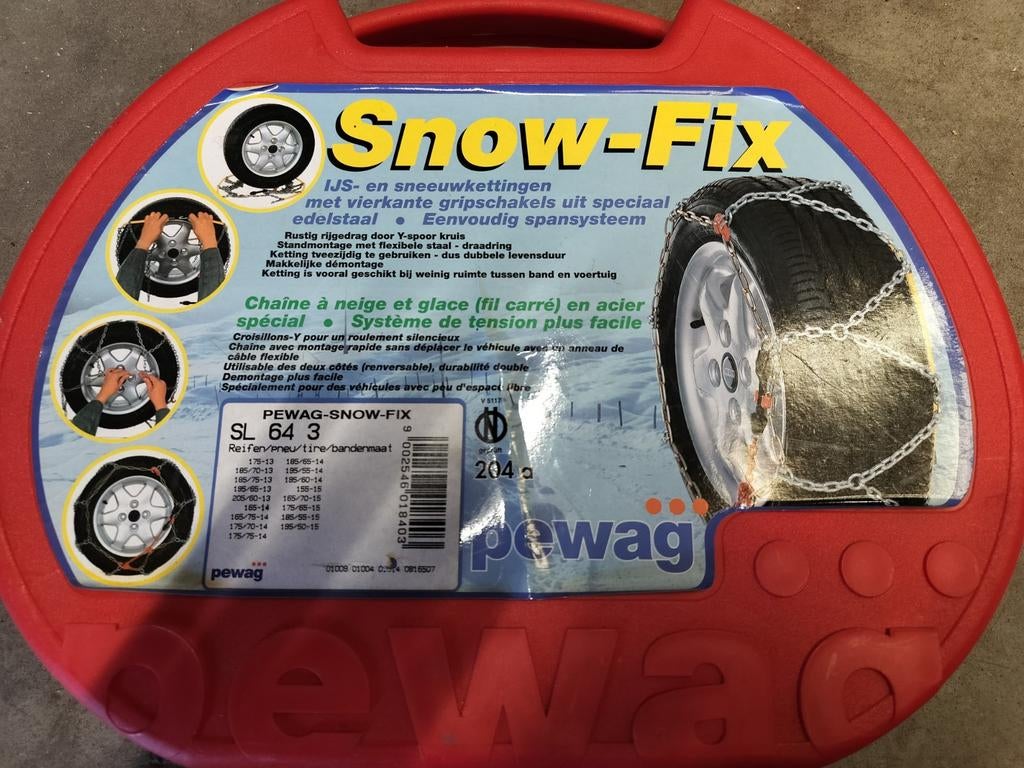 Sneeuwketting Pewag nieuw., Ophalen, Zo goed als nieuw