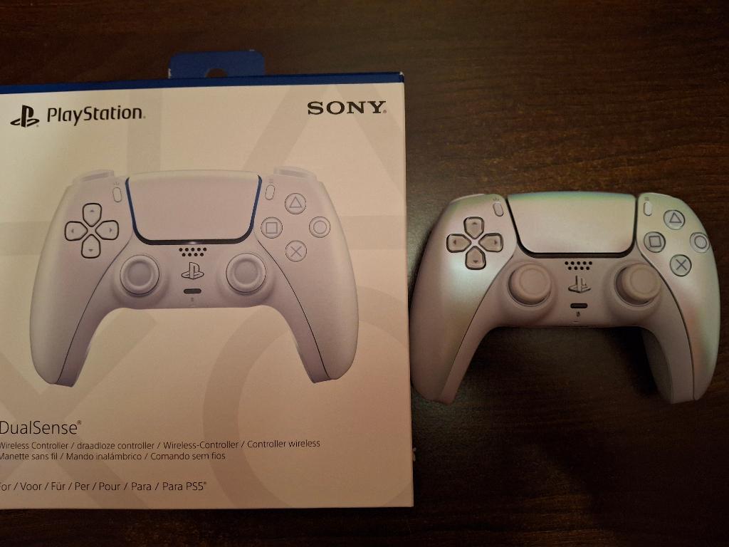 Manette PS5 Sony DualSense Chroma Pearl Blanc nacré, Enlèvement, Comme neuf