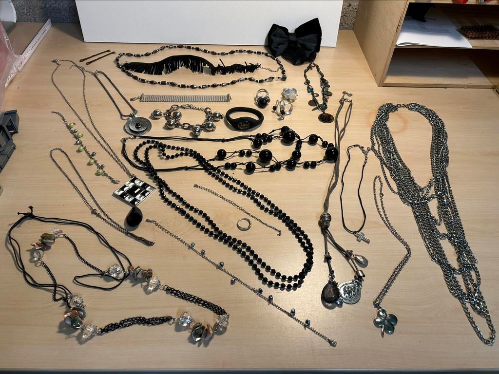 Lot bijoux fantaisie (prix pour le lot), Bijoux, Sacs & Beauté, Enlèvement ou Envoi, Argent, Argent