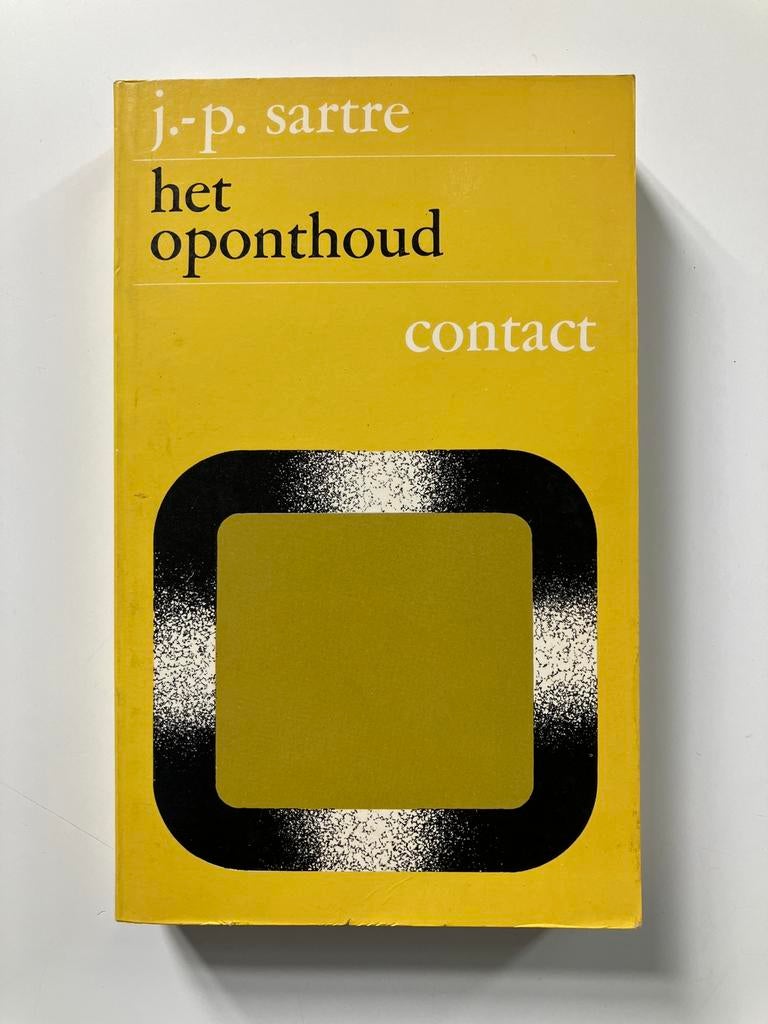 Jean-Paul Sartre - Het oponthoud (Contact, 1971), Boeken, Ophalen of Verzenden, Zo goed als nieuw