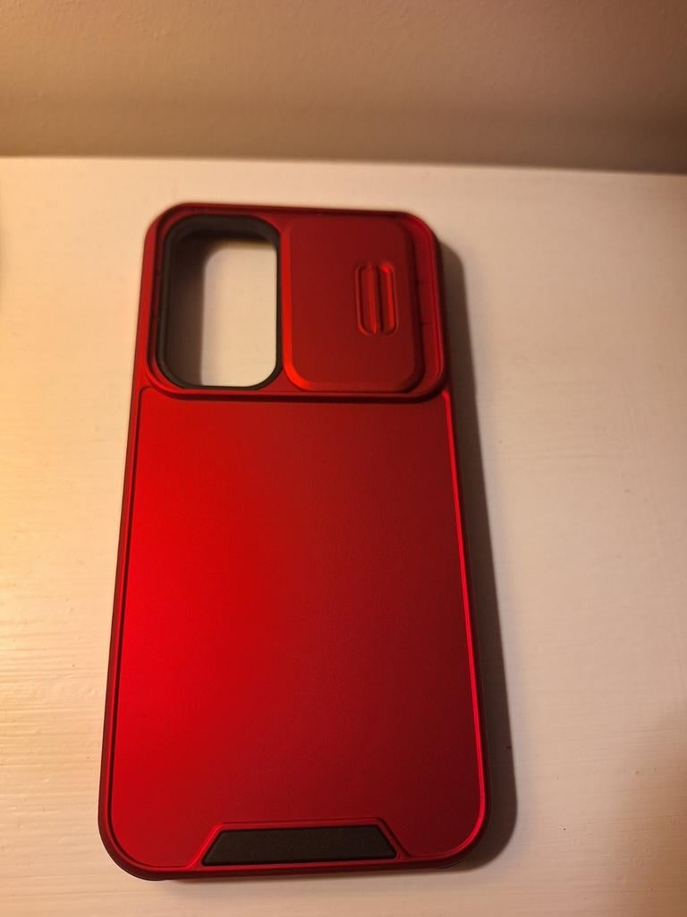 Coque rouge Samsung A54, Enlèvement ou Envoi, Comme neuf, Autres modèles, Façade ou Cover