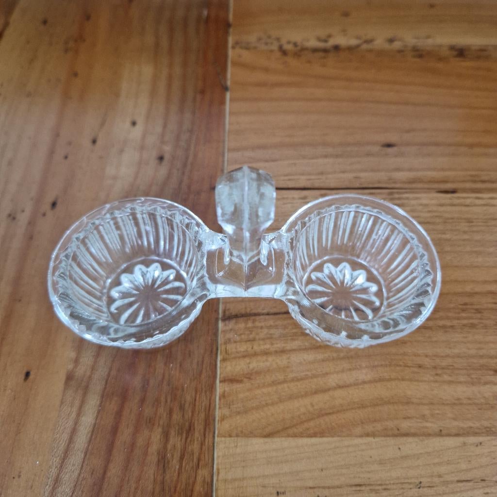 2 antieke zoutvaatjes, Ophalen of Verzenden