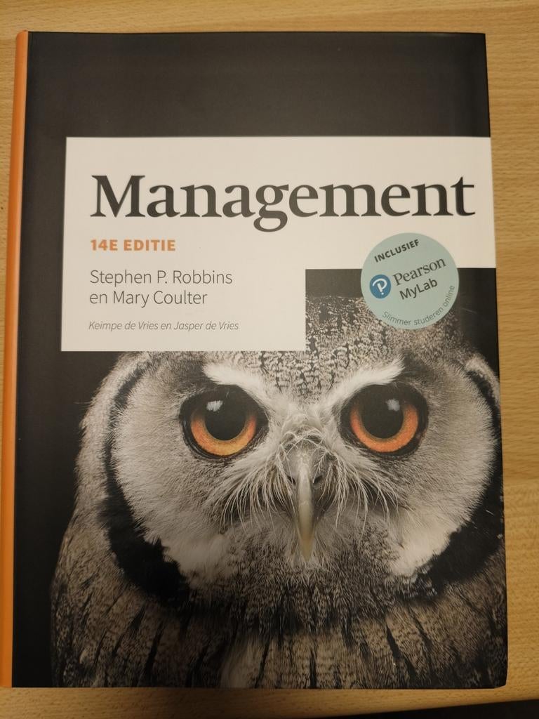 Stephen P. Robbins - Management, Livres, Livres scolaires, Neuf, Néerlandais, Enlèvement ou Envoi