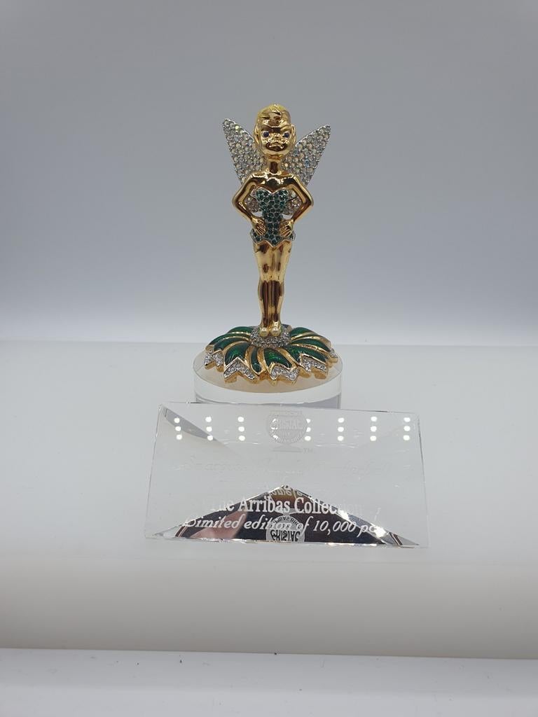 Swarovski Disney Arribas Tinkerbell met display en plaquette, Verzamelen, Ophalen of Verzenden, Zo goed als nieuw