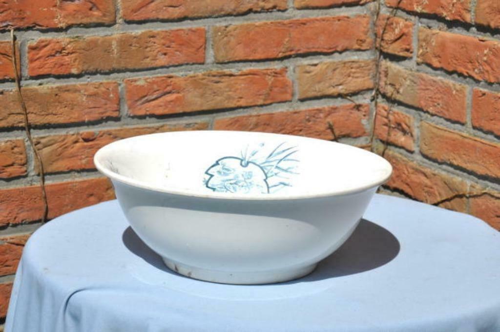 §bassin en faience de nimy decor japonisant, Enlèvement ou Envoi