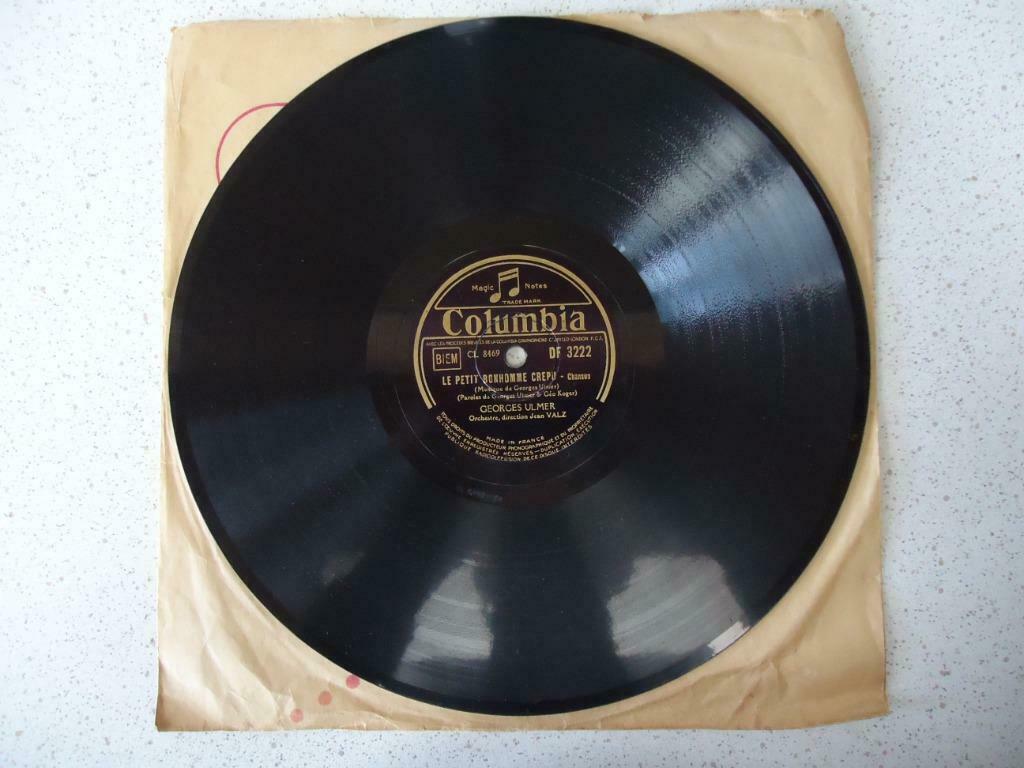 78 Toeren / LP "Georges Ulmer"  Copenhague / Le Petit Bonhom, Ophalen of Verzenden, Gebruikt, 10 inch