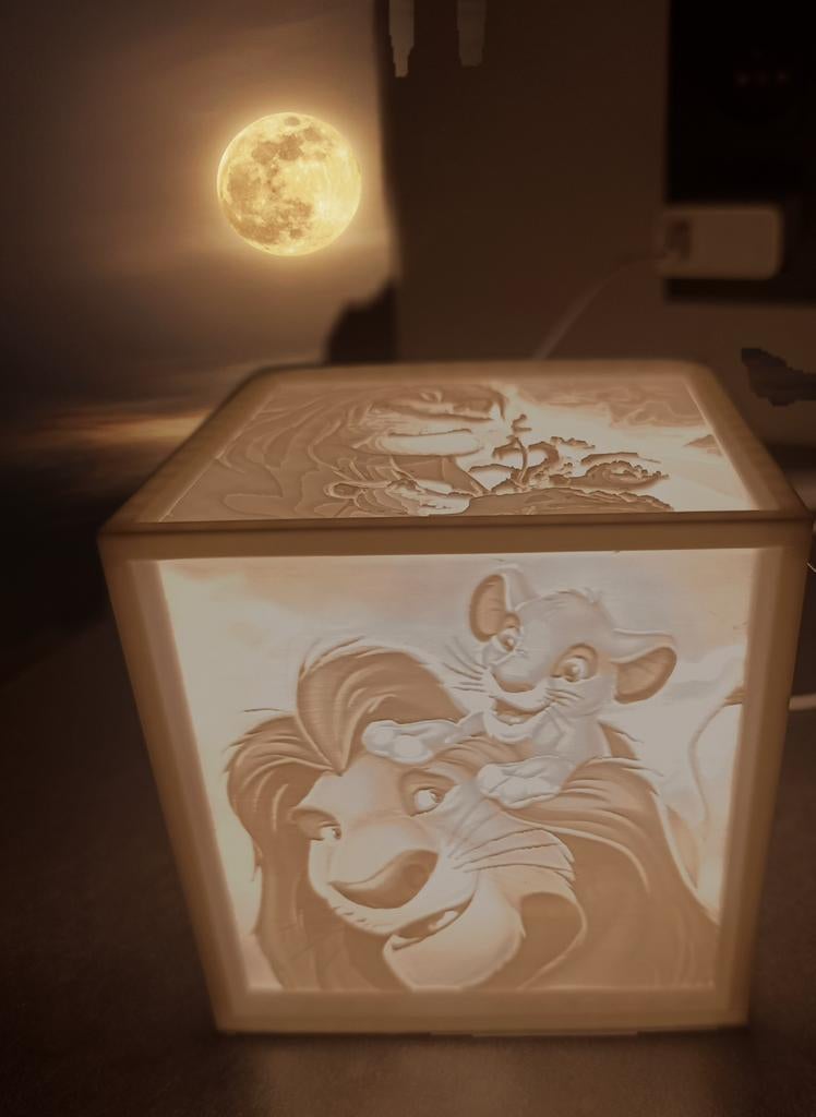 Le roi lion boite 3d led, Collections, Enlèvement ou Envoi, Neuf