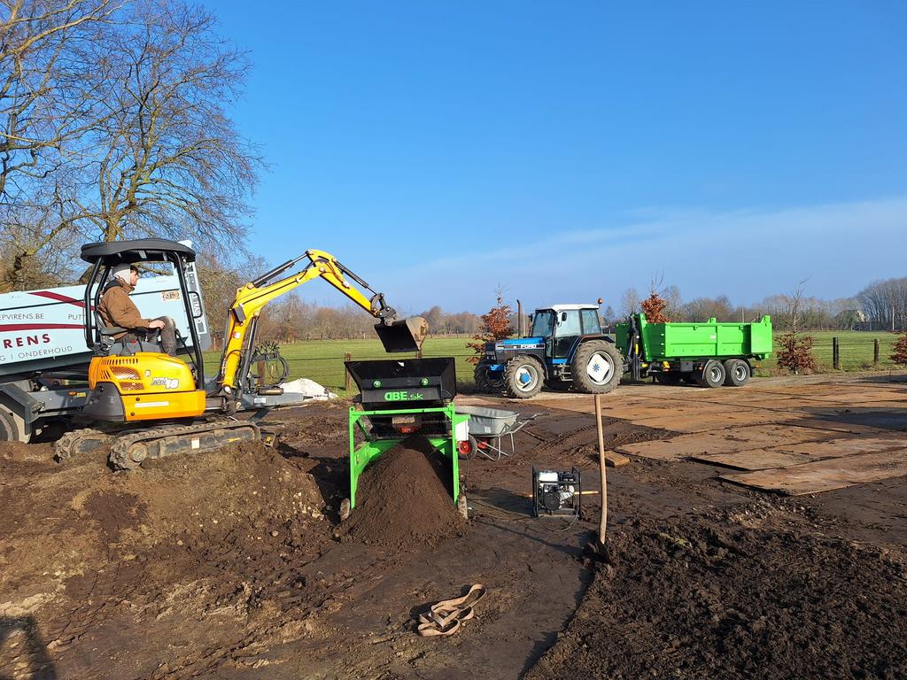 Zeefwerken/zeefwerken, Tuin- of Vijveraanleg