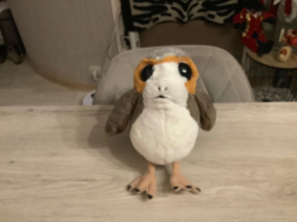 Star Wars Porg pluche character (30 cm), Ophalen of Verzenden, Zo goed als nieuw, Overige typen