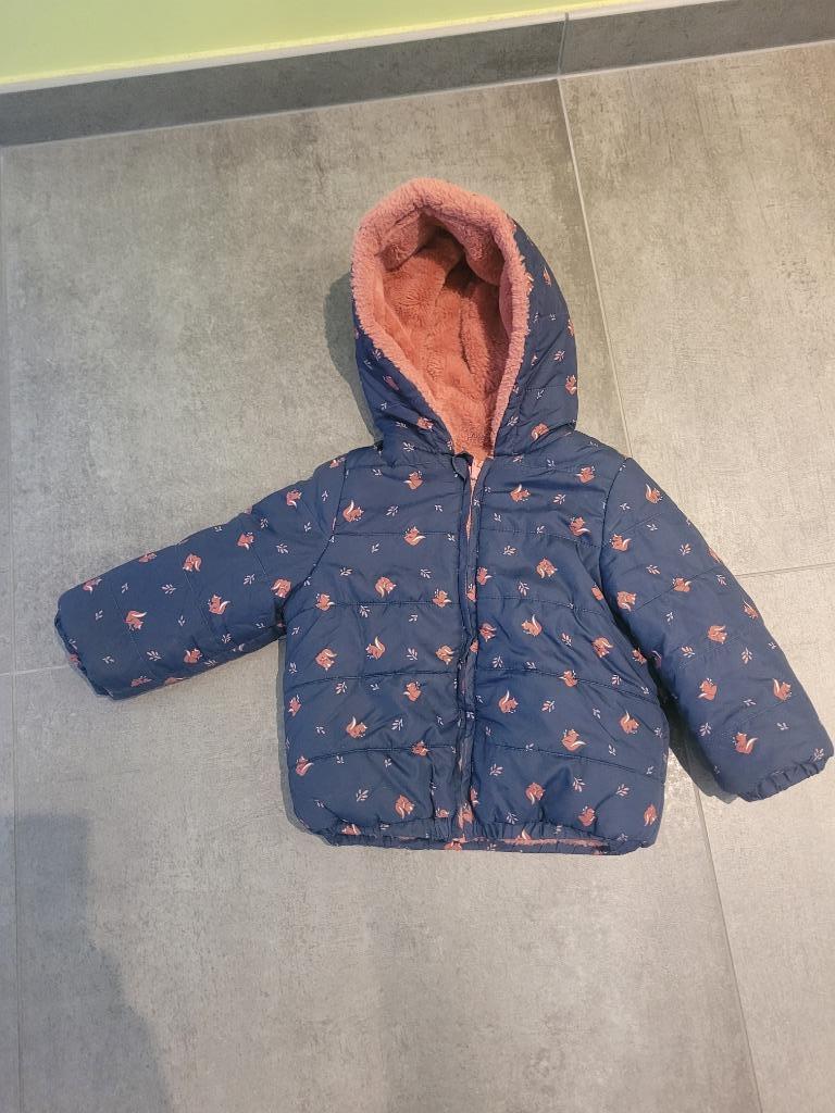 Winterjas meisjes maat 86, Kinderen en Baby's, Ophalen, Zo goed als nieuw, Meisje, Jasje