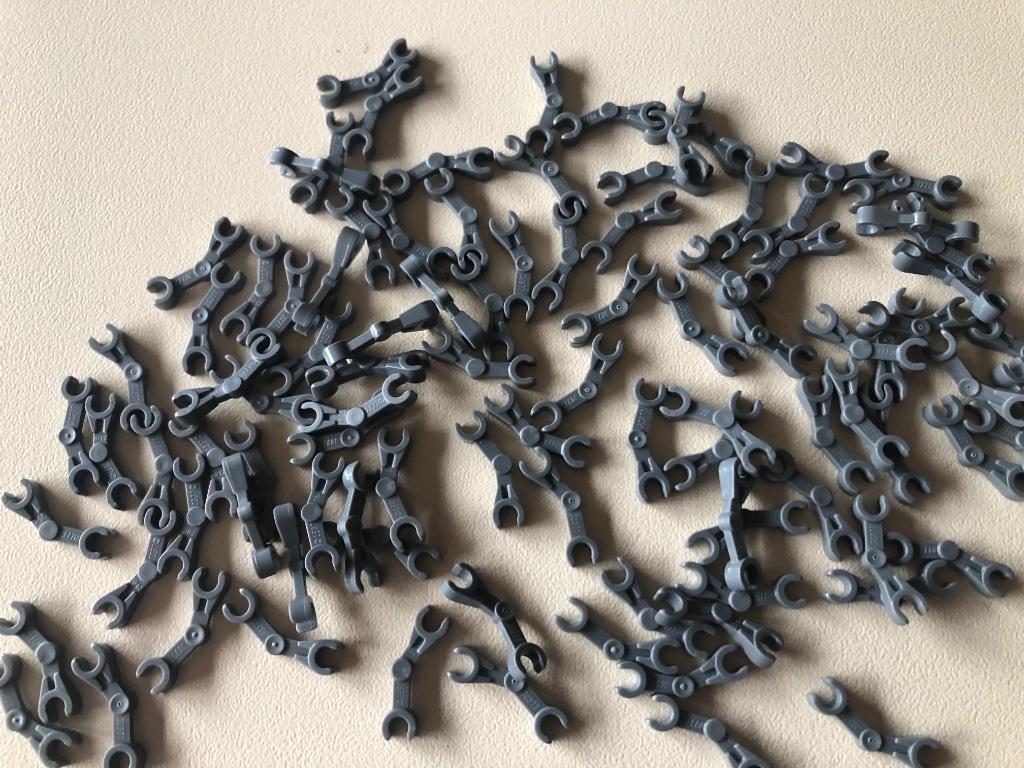 Lego Arm Mech. Battle Droid Dark bl. Gray 98 st / 399-11, Ophalen of Verzenden, Zo goed als nieuw, Losse stenen, Lego