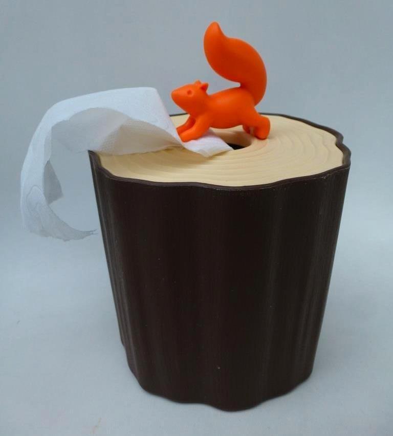 Porte-rouleau de papier toilette en forme d'écureuil, Maison & Meubles, Enlèvement ou Envoi, Utilisé, Autres couleurs, Autres types