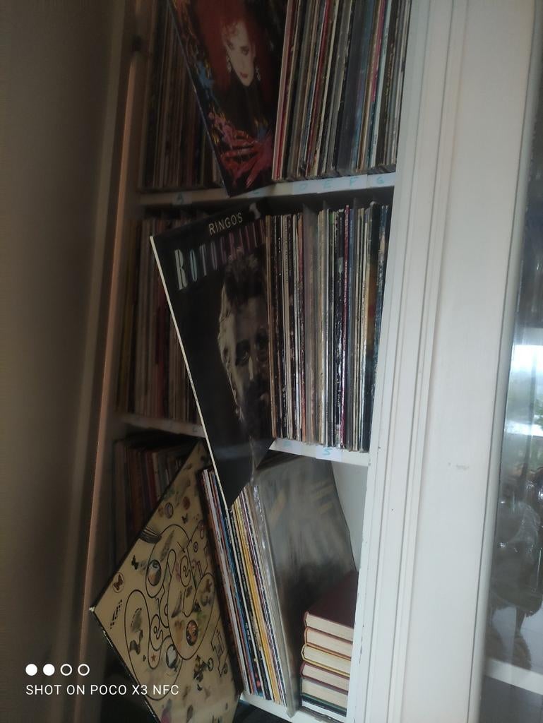 Prive collectie lps  te koop met pickup en cds in koffers, Ophalen of Verzenden, Zo goed als nieuw